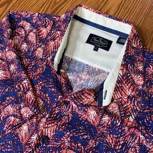 Nat Nast Men’s Large Silk‎ Hawaiian Shirt